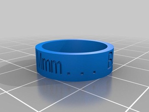 mmm Speck ring Ringe angepasst 3d print model - Mito3D