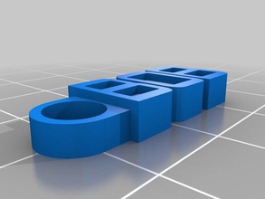 keychain de bob l'organisation personnalisé 3d print model - Mito3D