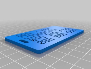gen-chave organização personalizado 3d print model - Mito3D
