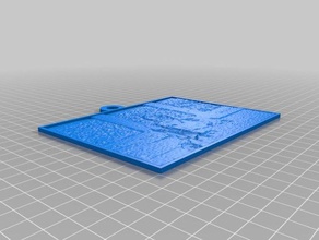 charlie lithopane 2d a arte personalizado 3d print model - Mito3D