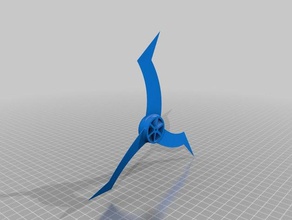silent 3 Blatt prop habe ich Gleichung der Kurven nach unten Erfinder rc Fahrzeuge Propeller prop-quad 3d print model - Mito3D