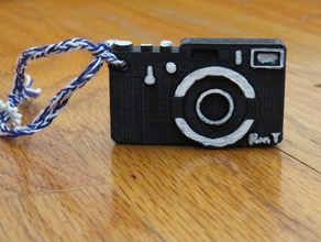 camera foto key ring keychains 3d print model - Mito3D