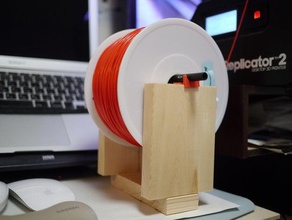 filament spool holder 1x4 spf 3d printer accessories 3d print model - Mito3D