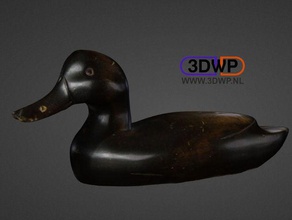 vintage canard leurre de scan 3d les analyses des répliques animal artec 3d print model - Mito3D