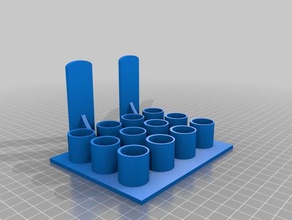 dry erase expo marker stand reinforced office 3d print model - Mito3D