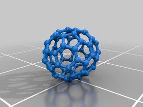 c70 molecule 3d printing 3d print model - Mito3D