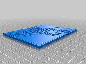 skeetink lep 2d art personnalisé 3d print model - Mito3D