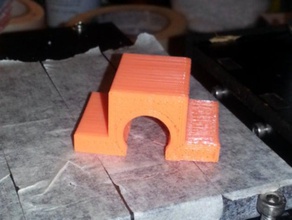 oneup twoup de l'axe support palier 3d l'impression 3d print model - Mito3D