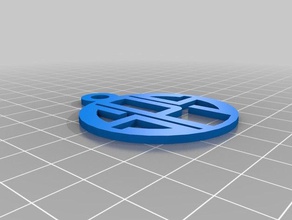 mi monograma personalizado colgante de varios bucles joyería 3d print model - Mito3D