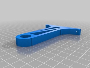 my customized parametric pipe hanger fixed strengthening bar household 3d print model - Mito3D