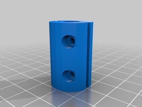 z- axis coupler 5-8 mm parts customized 3d print model - Mito3D