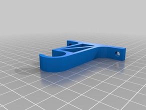 my customized parametric pipe hanger fixed strengthening bar household 3d print model - Mito3D