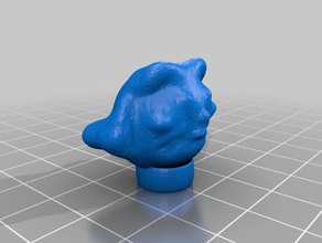 égyptien à tête de chat fait sculptris sculptures des chats mignon 3d print model - Mito3D