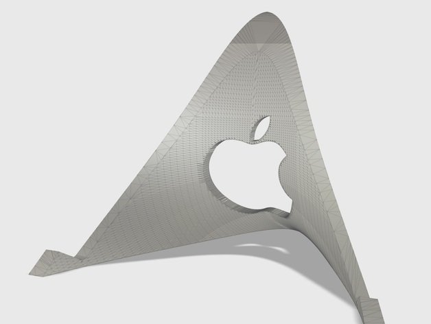 parabola envelope ipadtablet stand ipad 3D print model - Mito3D