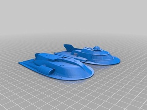 proteus halved vehicles 3d fantastic voyage model retro sci-fi sketchup submarine tinkercad toy