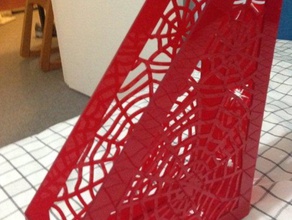 spider web box office household laser cutter 3d print model - Mito3D