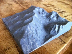 mount massive colorado sport outdoors elevation geography maps topography 3d print model - Mito3D