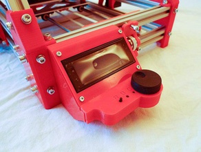 panelolu casella di mendelmax 3d la stampante accessori lcd printbit 3d print model - Mito3D