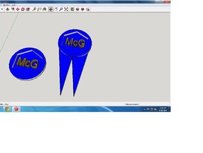 mcguffey ball marker divot strumento di riparazione strumenti golf 3d print model - Mito3D