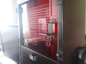 puerta delantera accseories uncia dlp de la impresora 3d accesorios Impresora 3d print model - Mito3D