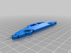 honda civic ef keychain automotive 3d print model - Mito3D
