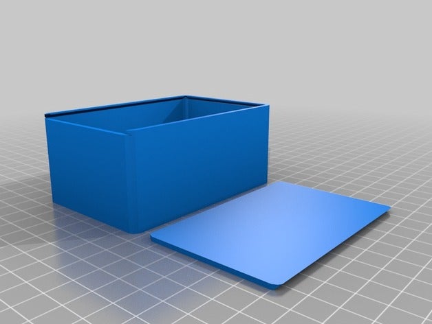 mon paramétrique personnalisé arrondie coulissantes haut de la boîte les conteneurs 3D print model - Mito3D
