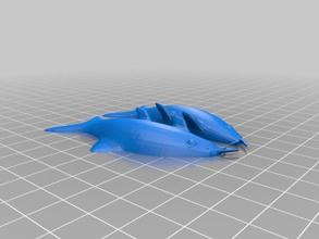 botia keychain other blender fish kitch kitsch sea life split halves 3d print model - Mito3D