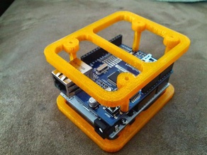 ardunio uno ethernet shield caso eletrônica arduino o sd 3d print model - Mito3D