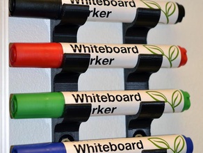 whiteboard marker holder office ninja pen stationary 3d print model - Mito3D