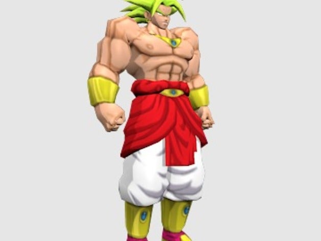 broly dragon ball durchsucht Replikate 3D print model - Mito3D