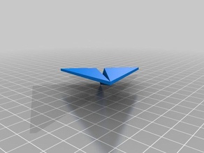 paper plane models airplane 3d print model - Mito3D