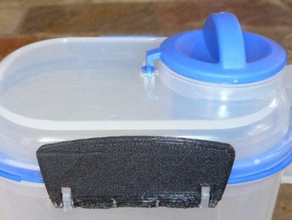 reemplazo del sistema de almacenamiento alimentos contenedor clip cocina comedor 3d 3d print model - Mito3D