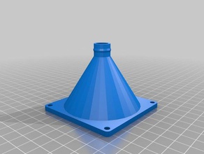 kegerator tap cooling fan diy beer funnel shroud 3d print model - Mito3D