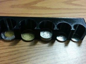 kısa Kanadalı coin sorter organizasyon 3d print model - Mito3D