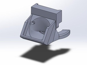 Unterstützung von fan-duct solidoodle 4 die neuen extruder 3d Drucker - Zubehör sd4 3d print model - Mito3D