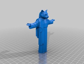 lolcat redeemer people model ornament toy 3d print model - Mito3D