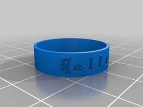 mi anillo personalizado anillos 3d print model - Mito3D