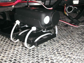 mobius zip tie anti vibration mout rc vehicles 3d print model - Mito3D