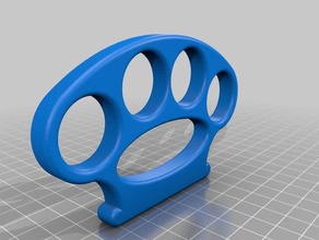 brass knuckles andere brbot 3d print model - Mito3D