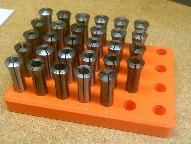 index 3c collets tool holders boxes collet rack 3D print model - Mito3D