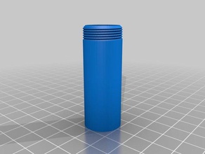 seed vial tools base container holder label stake storage threaded 3d print model - Mito3D