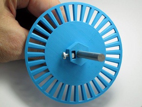 slotted wheel robotics encoder opto-interrupter 3d print model - Mito3D