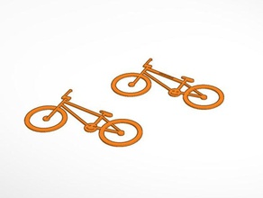 bmx bike 3d printing pendants 3d print model - Mito3D