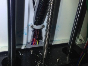 flashforge sonhador traseira do grampo de cabo 3d a impressora partes 3d print model - Mito3D