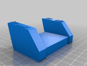 kaptan kirk sandalye komut düğmeleri sahne köprü Kaptanları koltuğu beyefendi kurumsal star trek tos oyuncak 3d print model - Mito3D