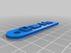 charlie keychain organization customized 3d print model - Mito3D