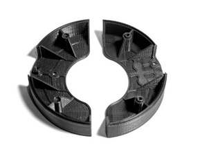 duas conchas de alavancagem modelos a caixa caso moldagem por injeção mecânica 3d print model - Mito3D