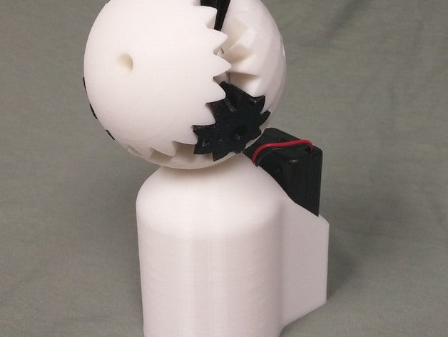 motorlu dişli küre mekanik oyuncaklar top gear 3D print model - Mito3D