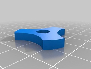 Hexagonal de 8 mm la perilla 3d impresora accesorios personalizado 3d print model - Mito3D