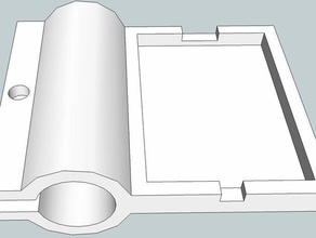 reprapdiscount hall effect holder 10mm rod 3d printer parts endstop mendelmax 3d print model - Mito3D